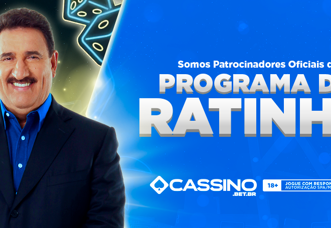 Cassino é a nova Patrocinadora Oficial do Quadro “Gol Show” no Programa do Ratinho